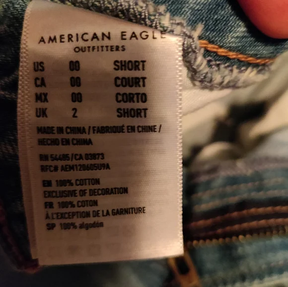 #### American Eagle Mom Paper Bag Jeans(US OO SHORT) - Picture 5 of 5